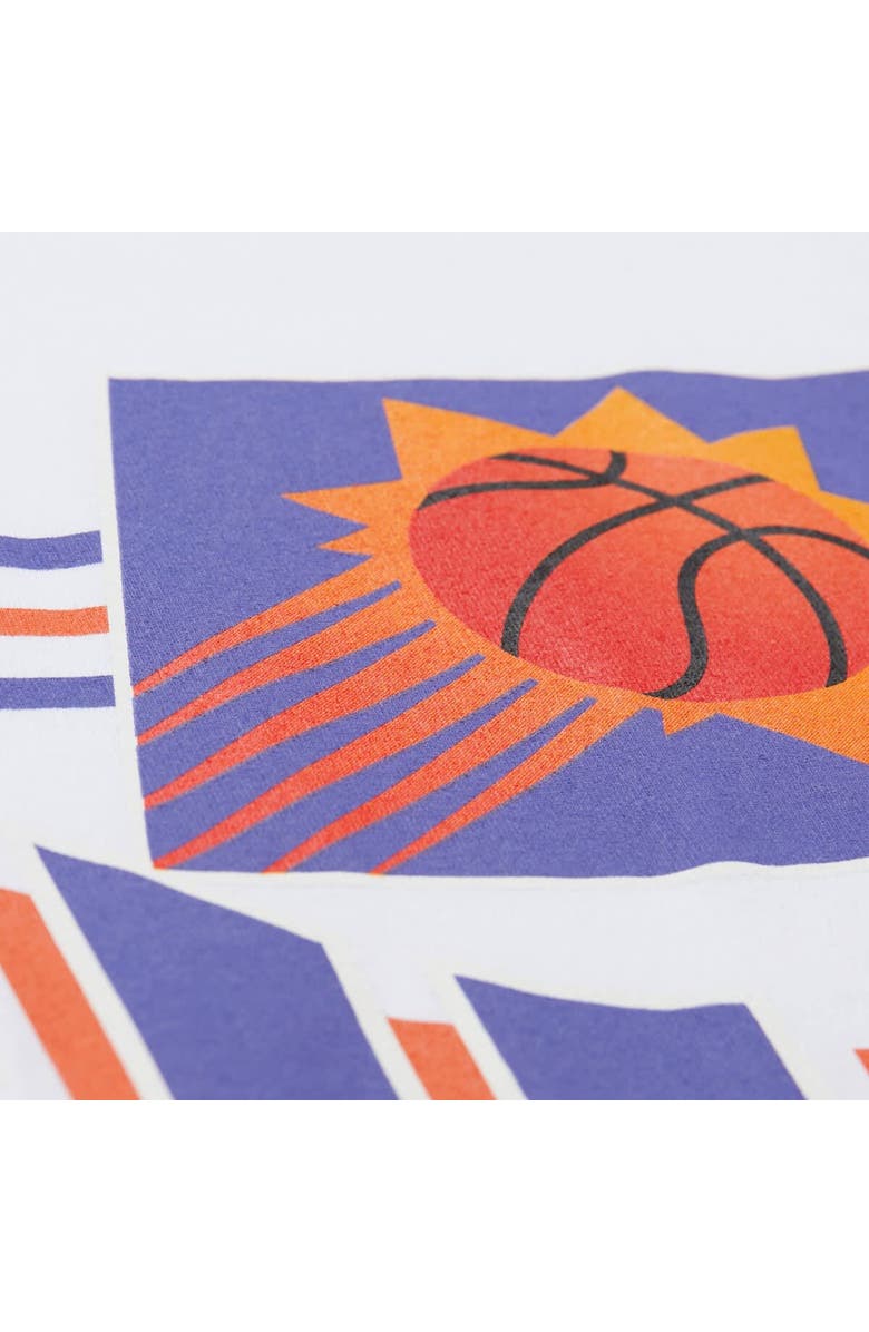 Mitchell & Ness Unisex Mitchell & Ness White Phoenix Suns Hardwood Classics Vintage Team Origins Premium T-Shirt, Alternate, color,
