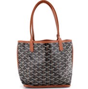 Pre-Owned Goyard Anjou Reversible Tote Coated Canvas Mini