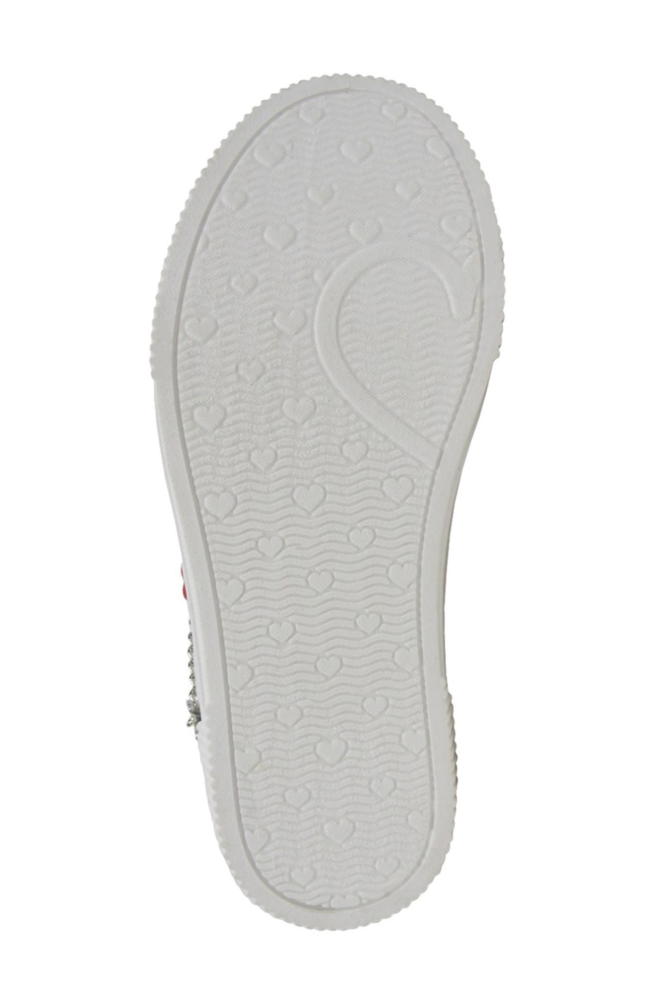 JELLYPOP Kids' Lulami Sneaker, Alternate, color, White Multi