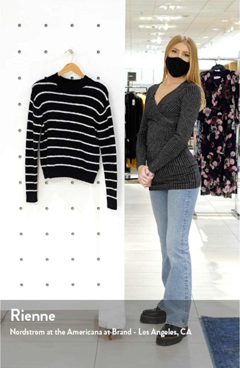 Stripe Crewneck Sweater, sales video thumbnail