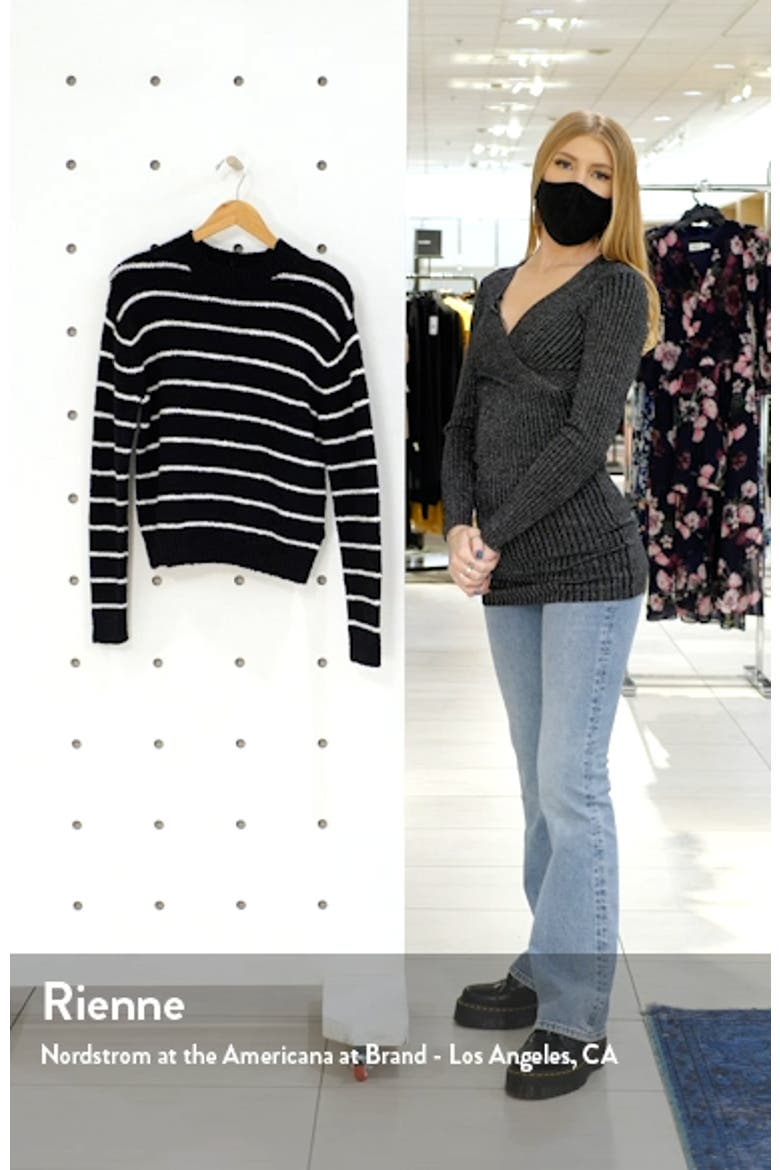 Stripe Crewneck Sweater video