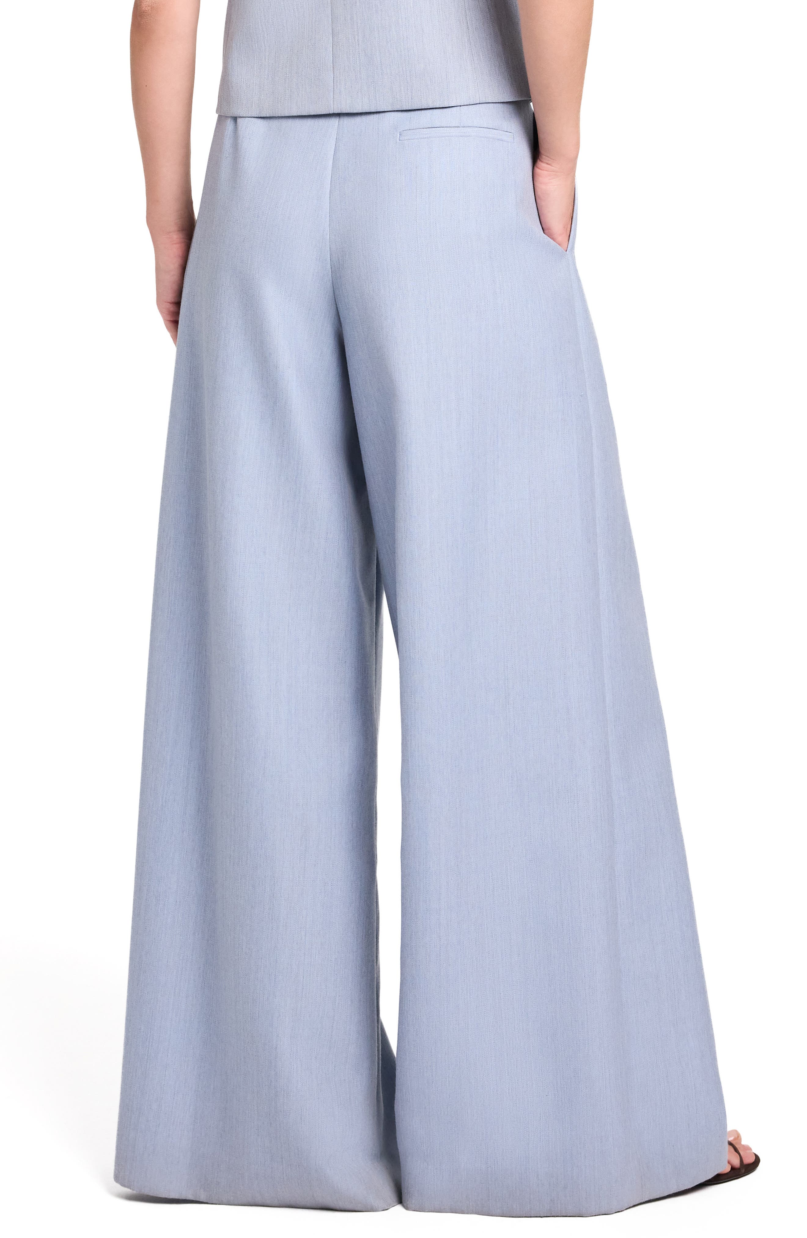 Avery Wool Wide Leg Pants - image 2