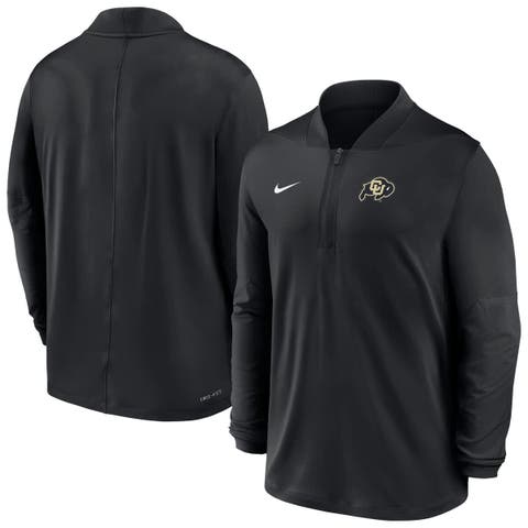Men's Nike  Black Colorado Buffaloes Dri-FIT Half-Zip Pullover