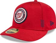 New Era Men's New Era Red Washington Nationals 2024 Clubhouse Low Profile 59FIFTY Fitted Hat