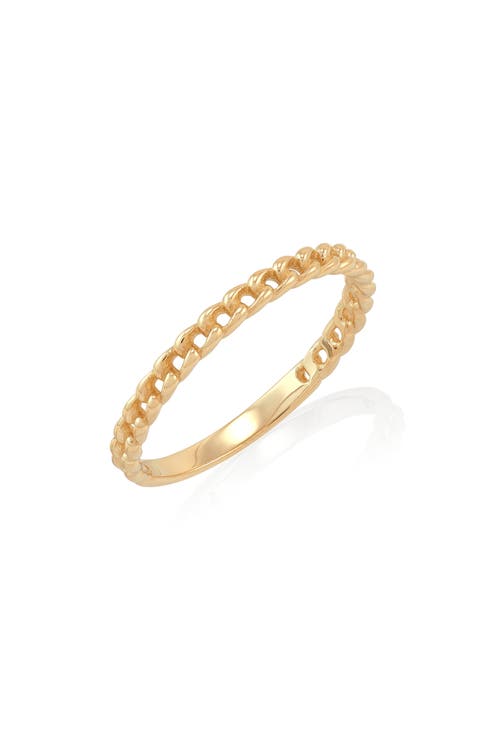 Curb Link Band Ring