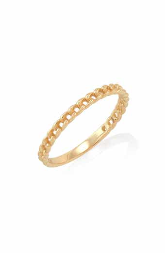 Frankie & Zoe Curb Link Band Ring
