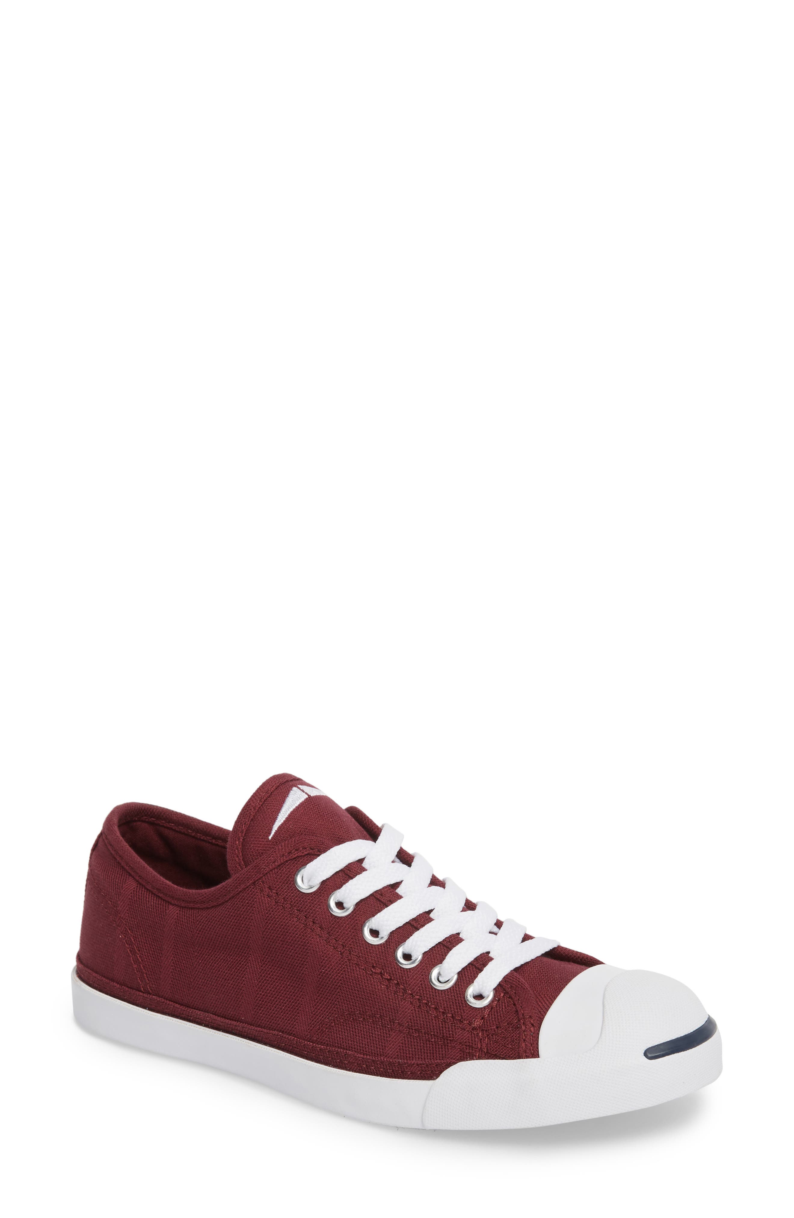 Jack Purcell Low Top Sneaker, Main, color, DARK BURGUNDY
