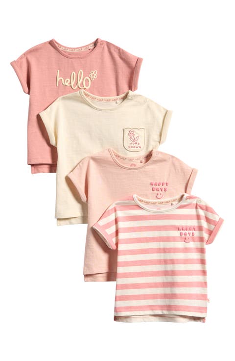 4-Pack Cotton T-Shirts (Baby)