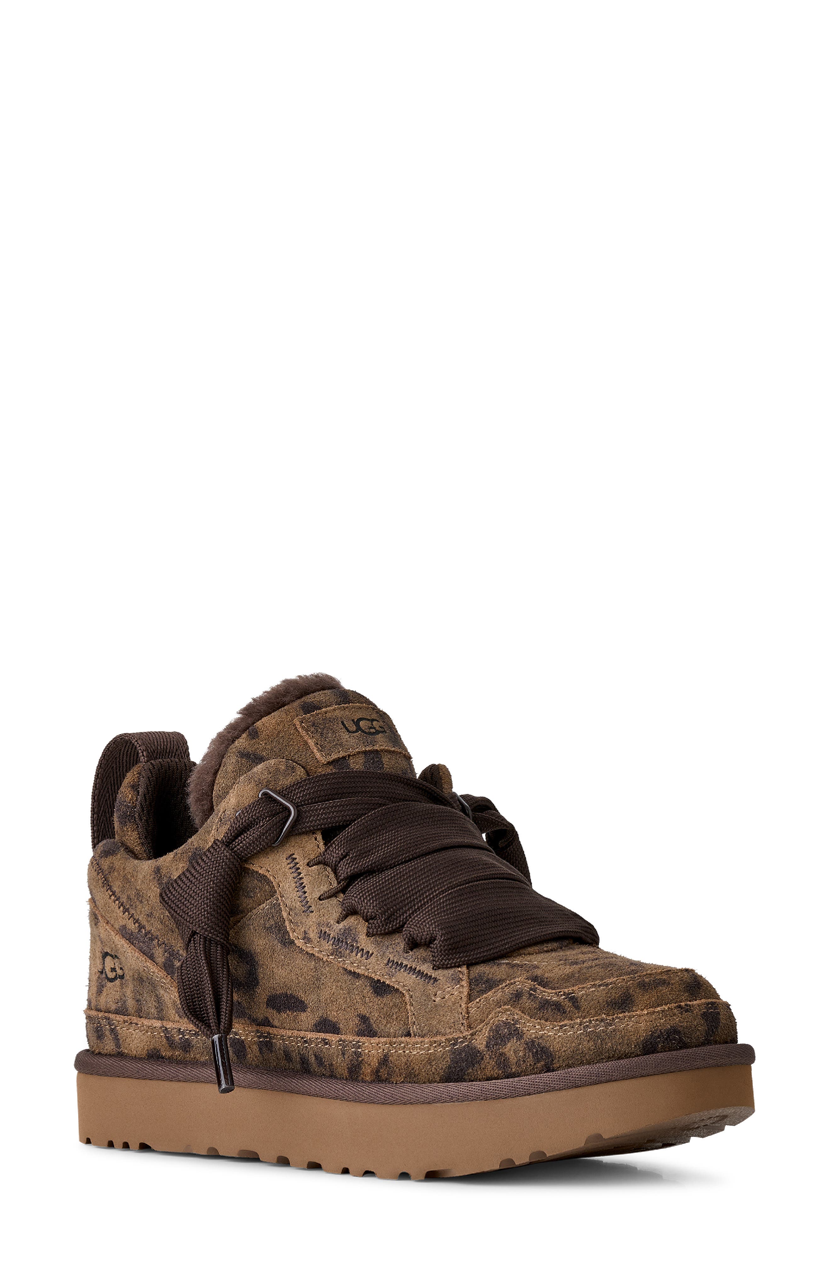 Lowmel Spotted Sneaker, Main, color, CHESTNUT