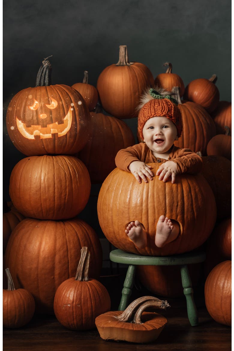 Pumpkin Beanie, Alternate, color, PUMPKIN
