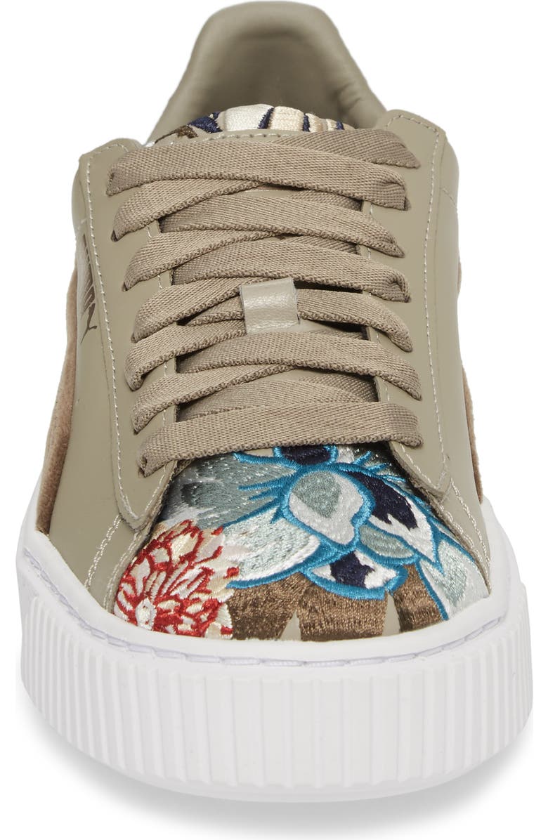 PUMA Platform Hyper Embroidered Sneaker, Alternate, color,
