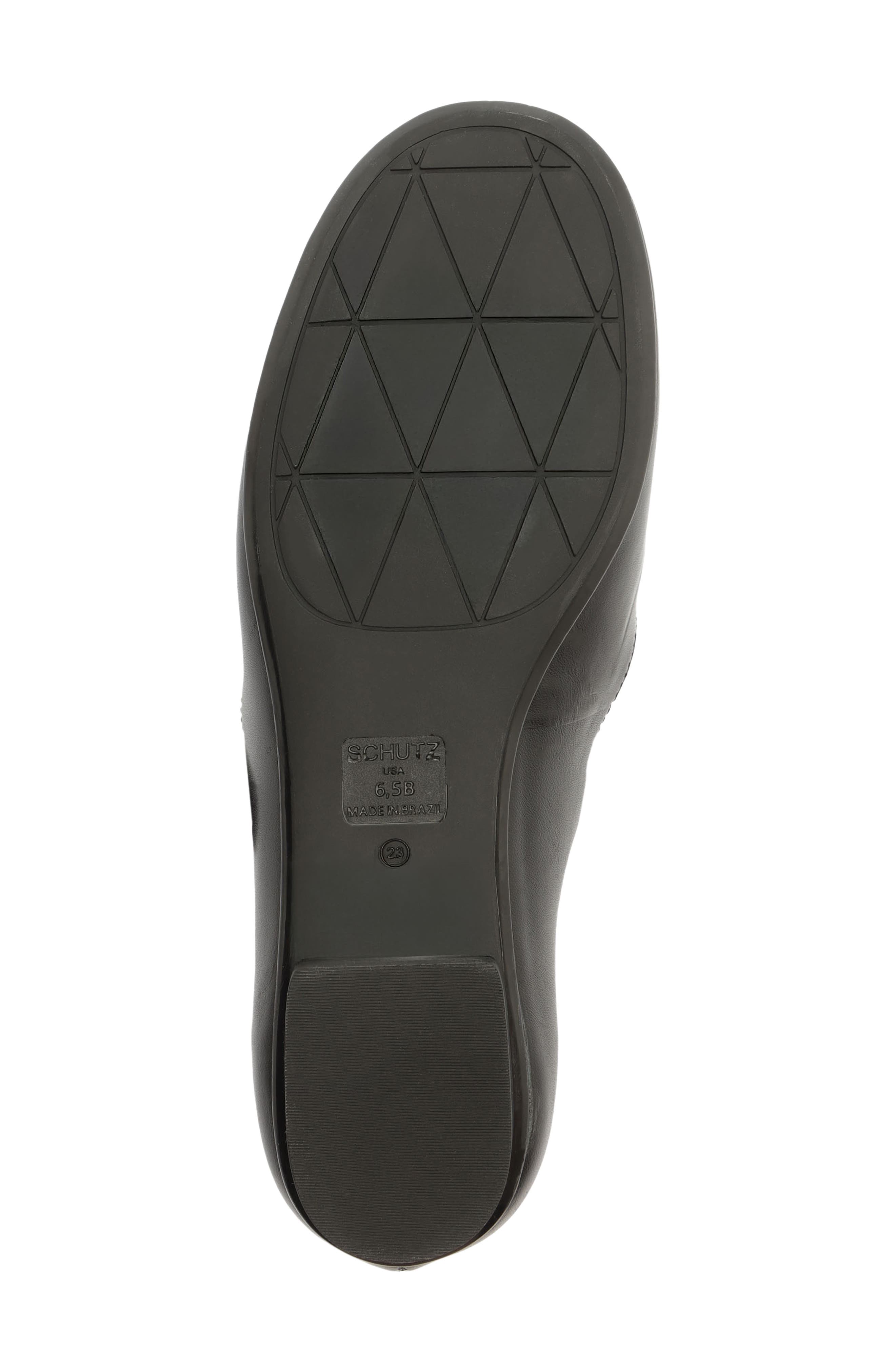 Molly Leather Mary Jane Flat, Alternate, color, BLACK