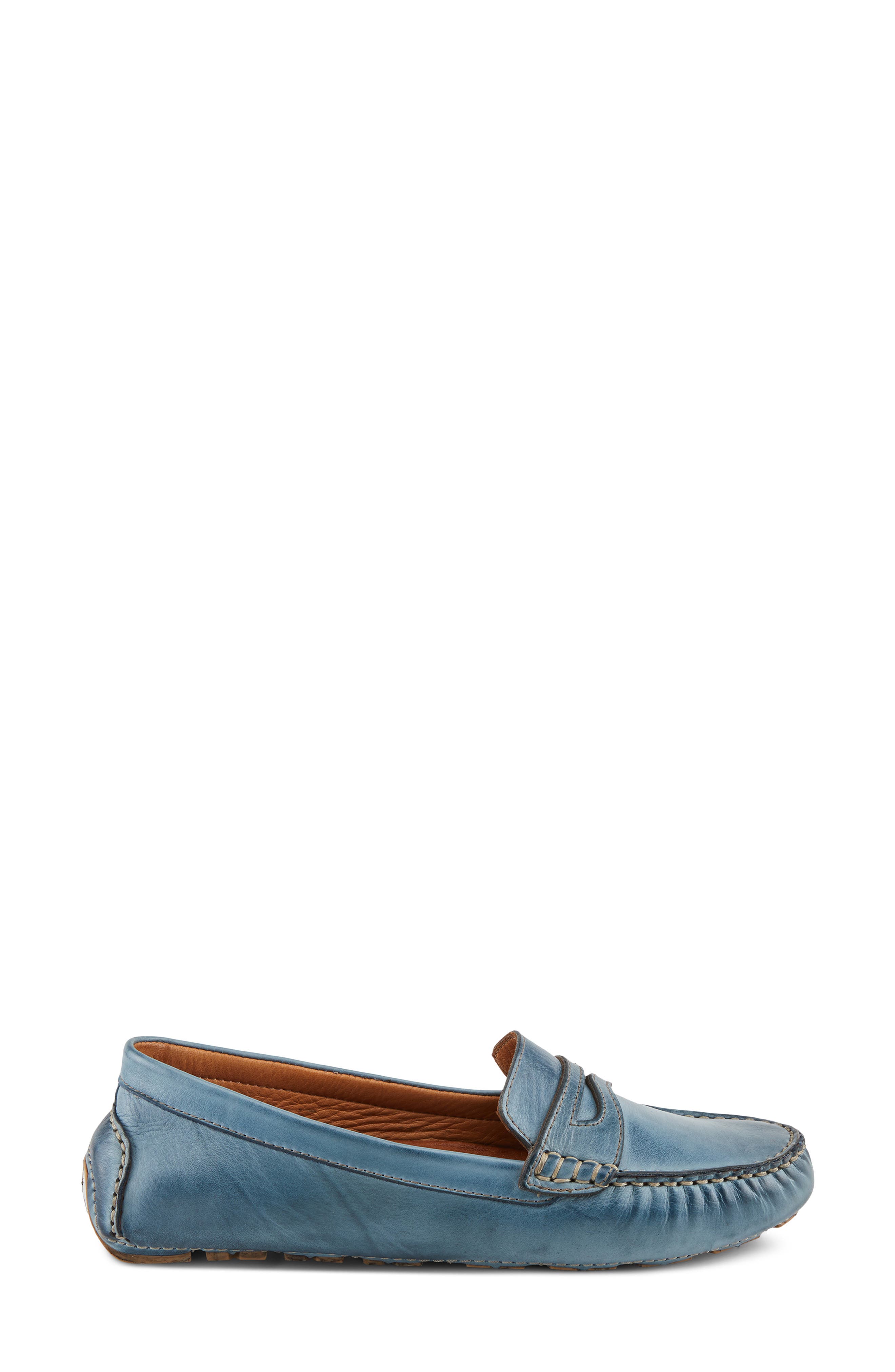 Spring Step Audette Penny Loafer, Alternate, color, Blue