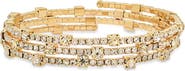 STEELTIME Crystal Wrap Bracelet