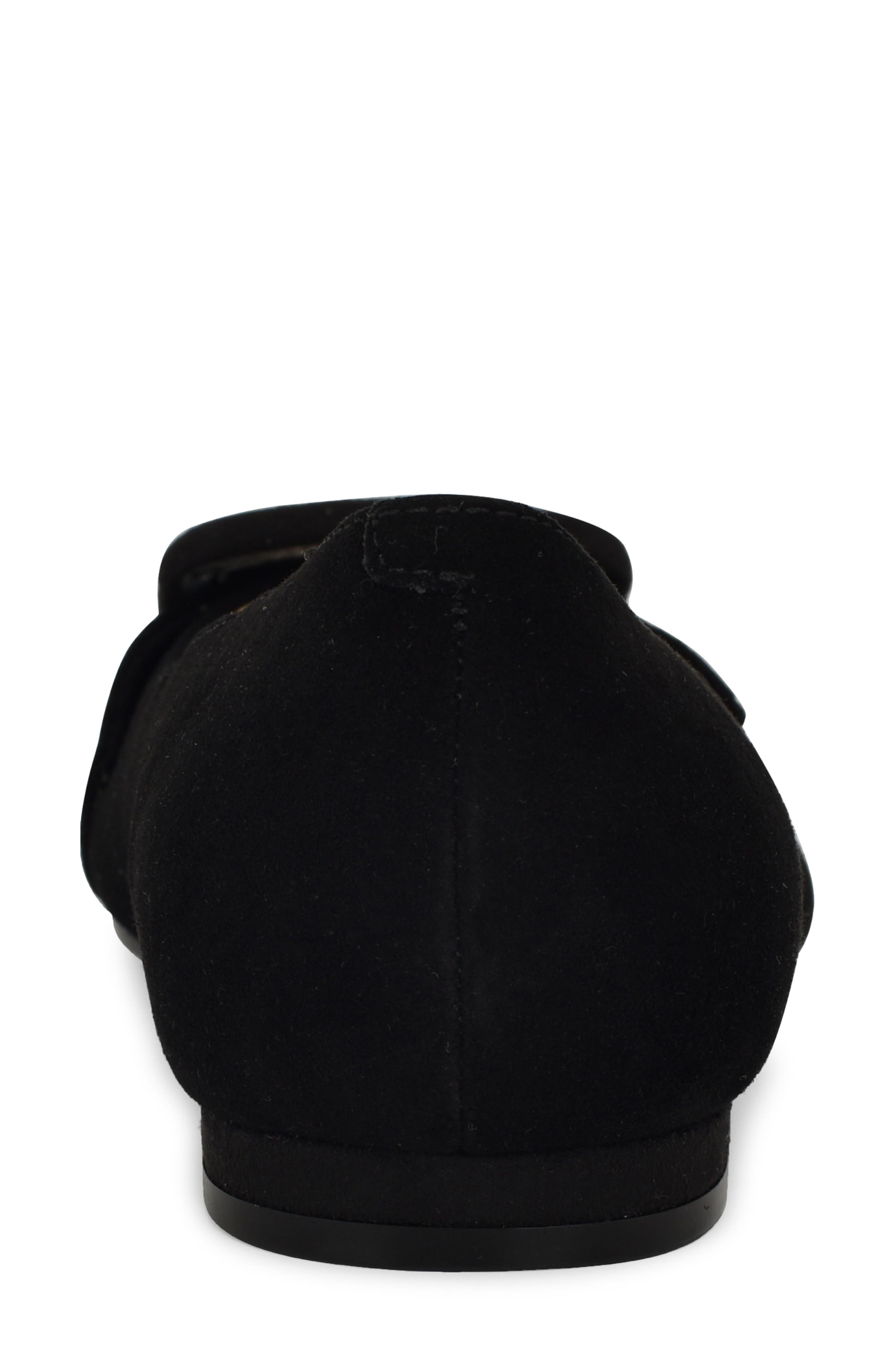 Nine West Jesike Pointed Toe Flat, Alternate, color, Black 2