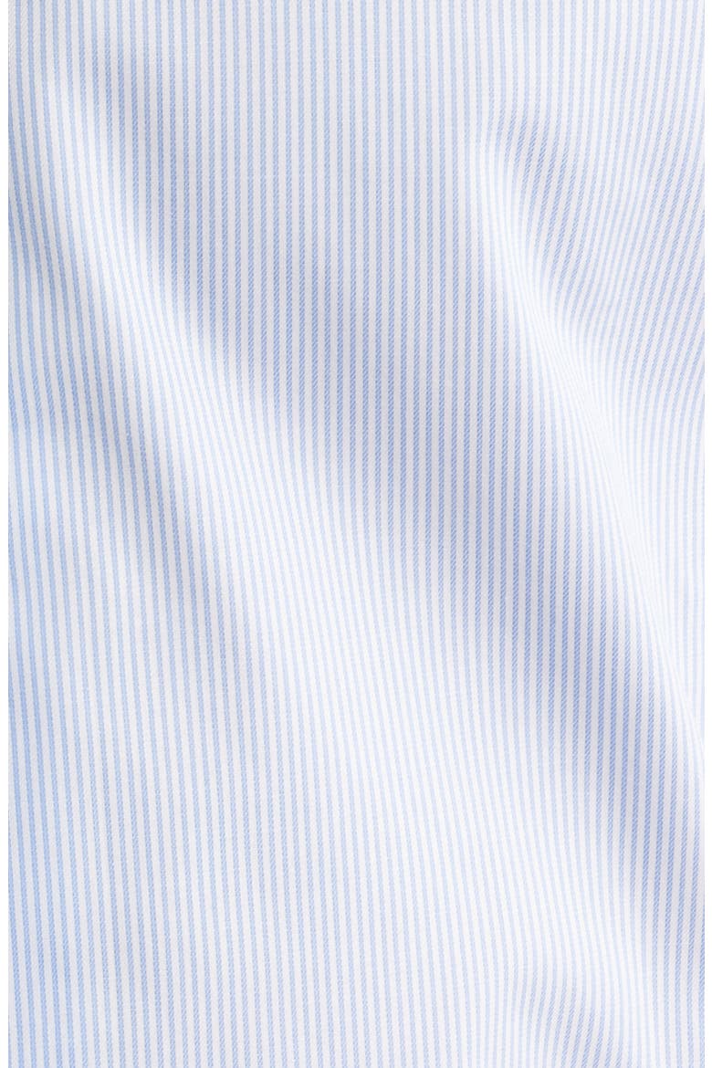 Hank Kent Slim Fit Stripe Cotton Dress Shirt, Alternate, color, LIGHT/ PASTEL BLUE