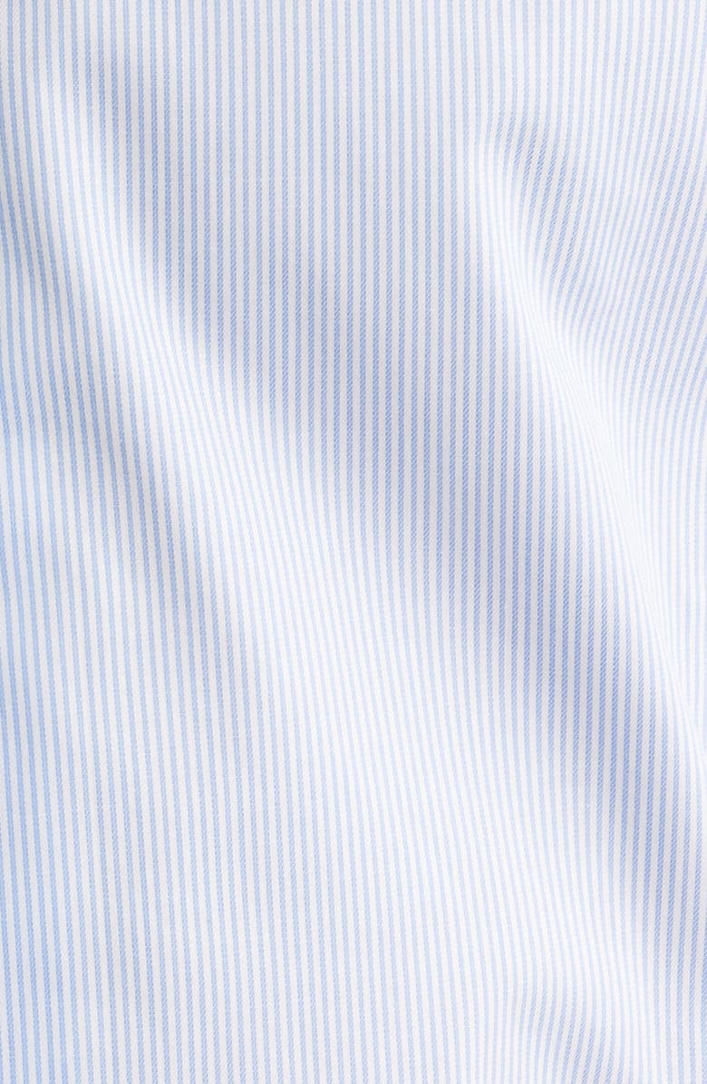 BOSS Hank Kent Slim Fit Stripe Cotton Dress Shirt, Alternate, color, Light/ Pastel Blue