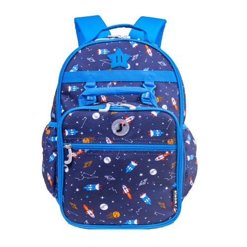 J World Duet Kid's 16" Backpack With Detachable Lunch Box For School