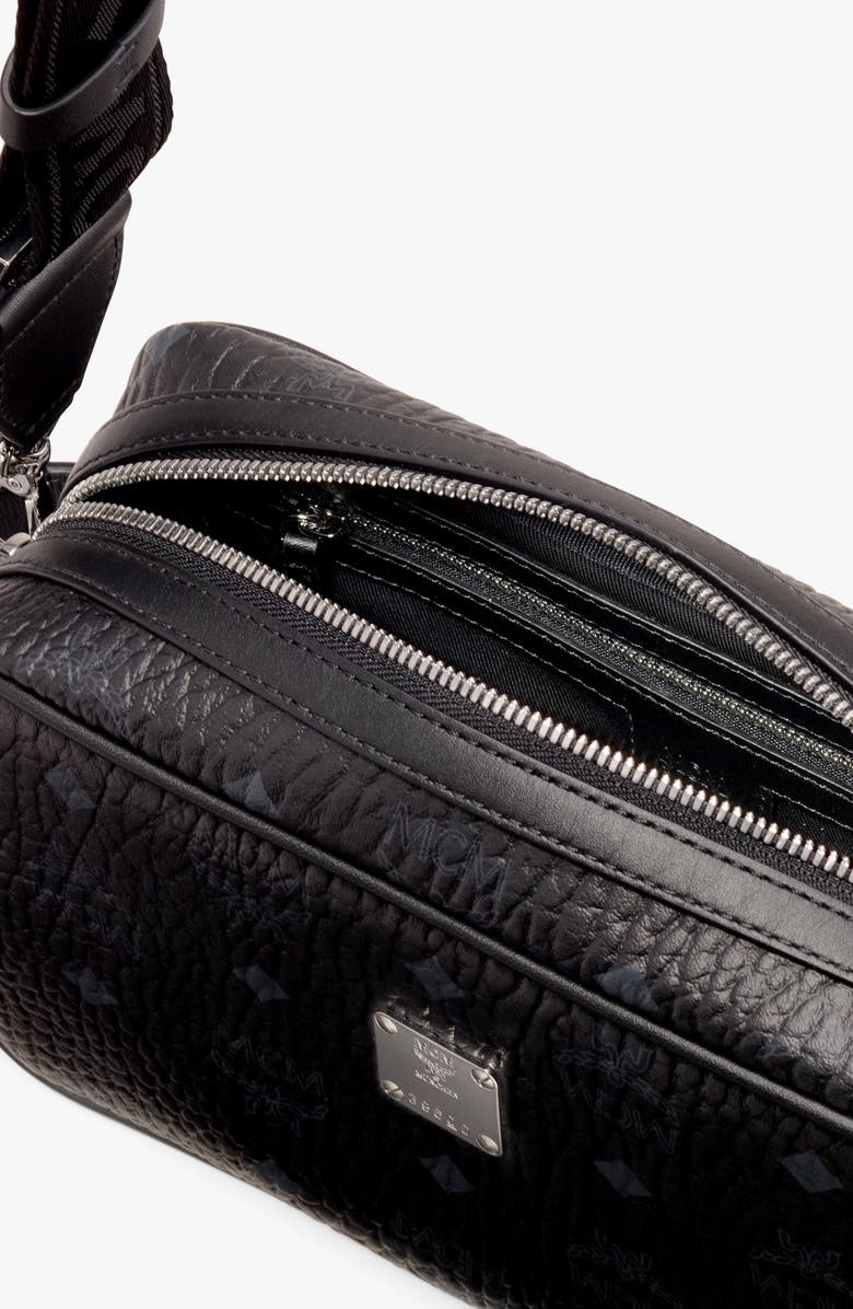 MCM Visetos Coated Canvas Wash Bag, Alternate, color, 