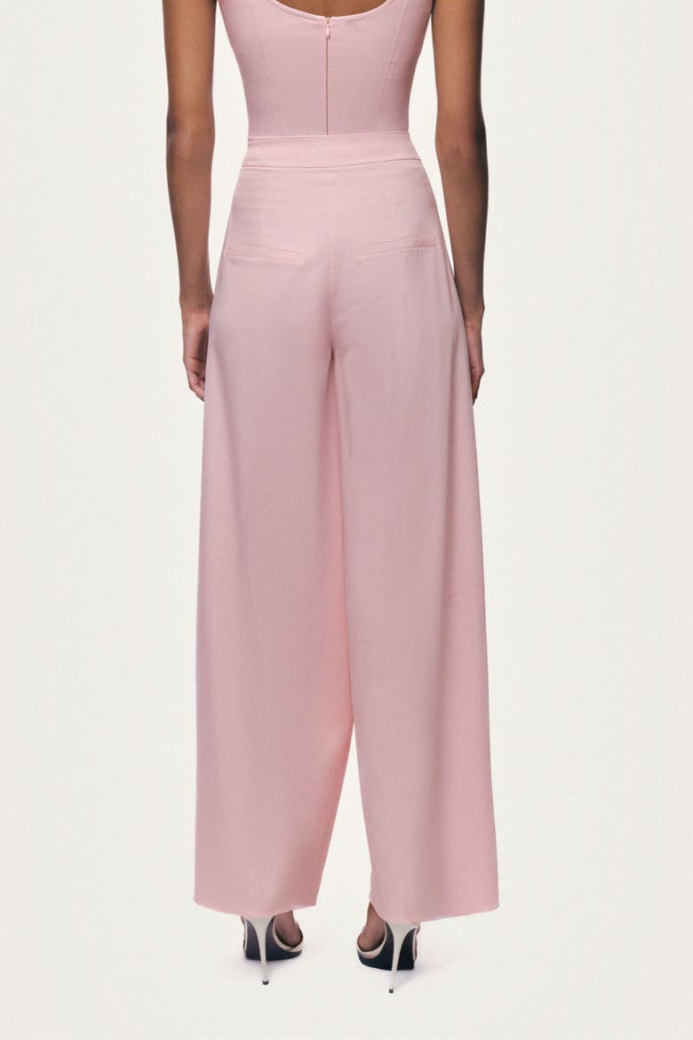 Pleated Trousers, Alternate, color, Pink
