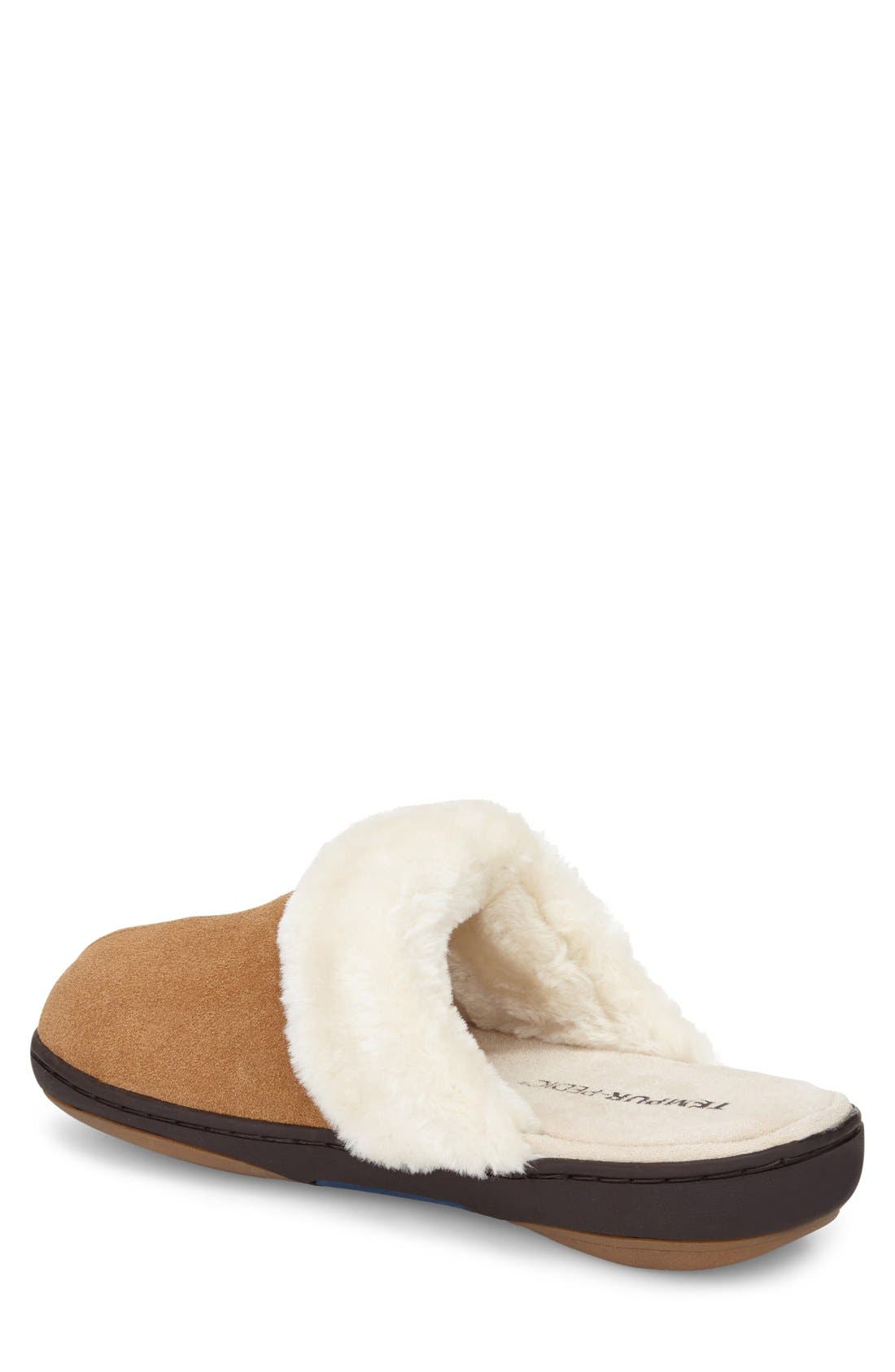 Kensley Slipper, Alternate, color, HASH BROWN SUEDE