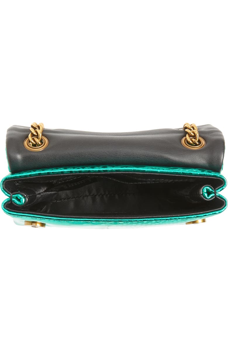 Kurt Geiger London Rainbow Shop Mini Kensington Metallic Snake Embossed Leather Crossbody Bag, Alternate, color,