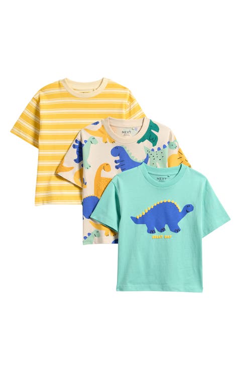 Kids' 3-Pack Assorted Graphic T-Shirts (Baby, Toddler & Little Kid)