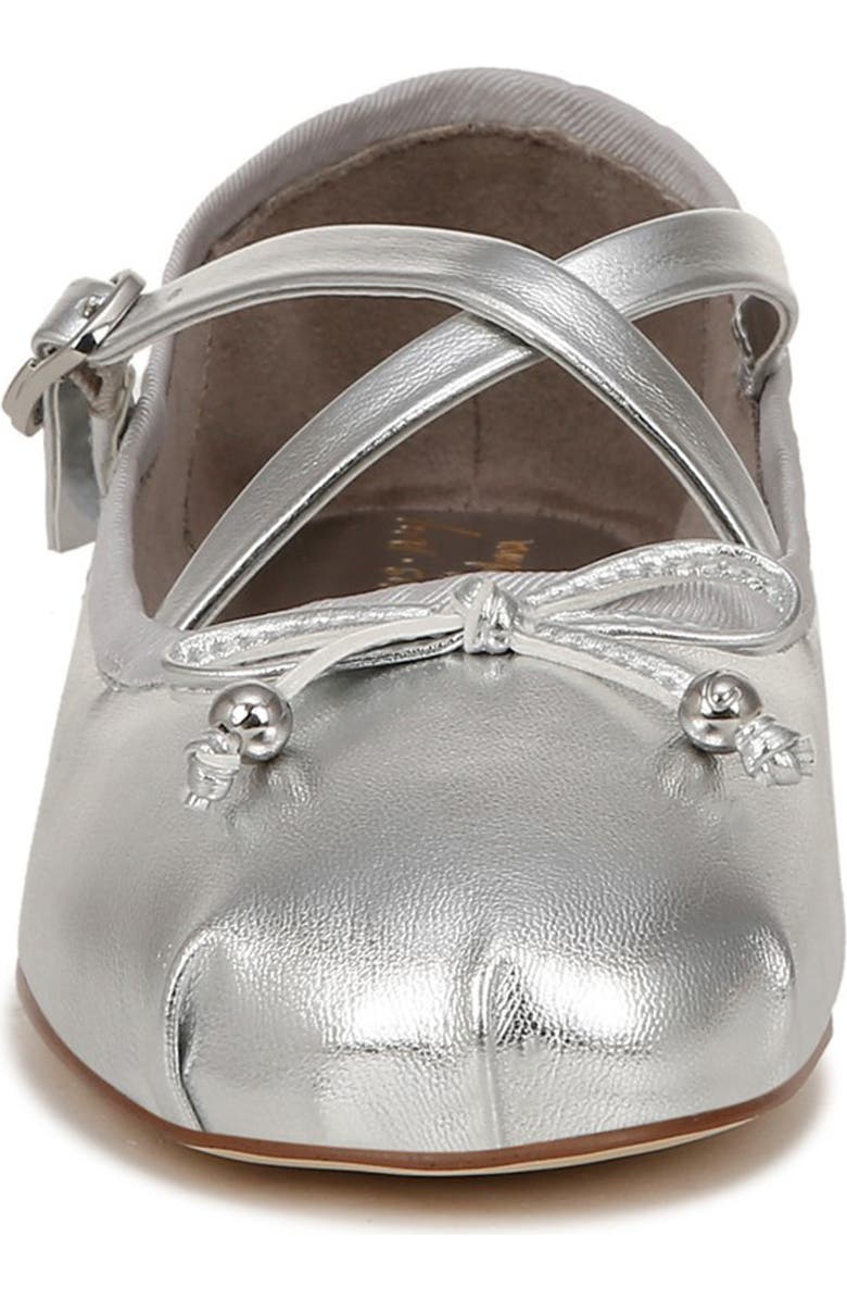Circus NY by Sam Edelman Zuri Ballet Flat, Alternate, color, Silver