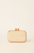 BTB Los Angeles Brooke Woven Clutch