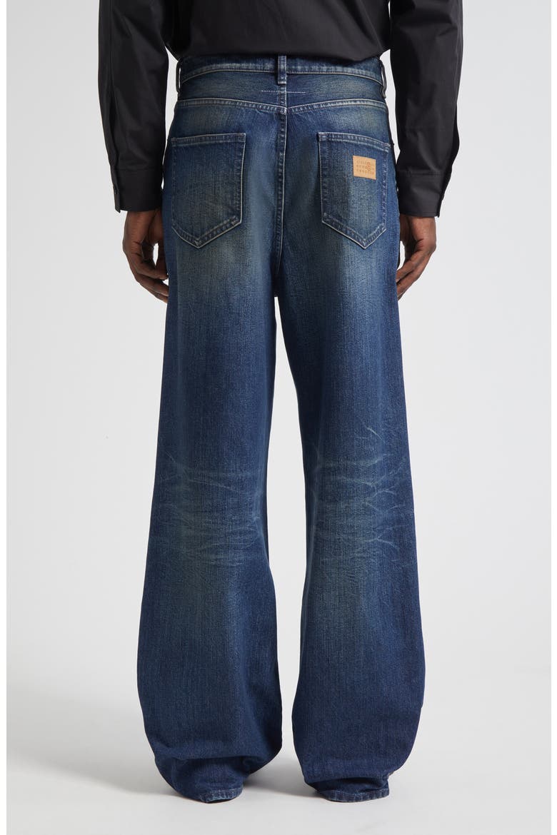 Wide Leg Jeans, Alternate, color, DARK BLUE