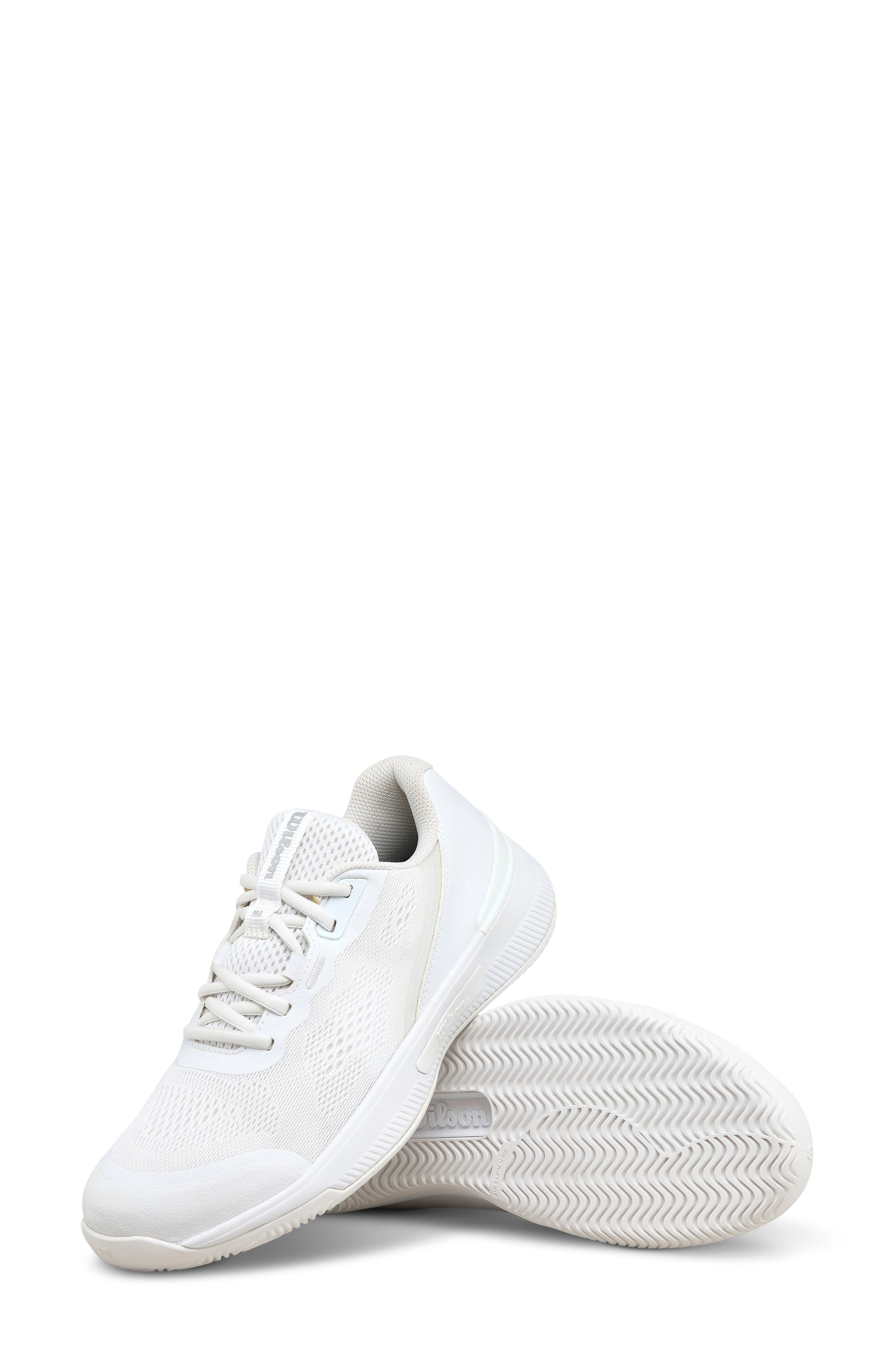 Intrigue Pro Tennis Sneaker, Alternate, color, WHITE / WHITE / SILVER