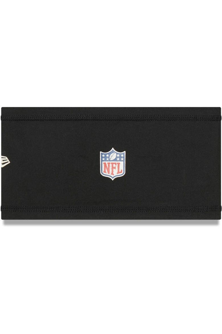 Black Cincinnati Bengals COOLERA Official Training Camp Headband, Alternate, color, Black