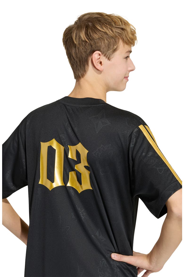 x Fortnite Kids' Midas Jersey, Alternate, color, BLACK