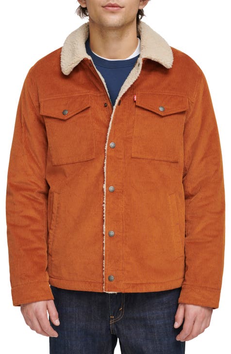 Mens orange winter coats online