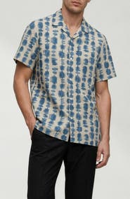 Noize Alex Printed Camp Shirt