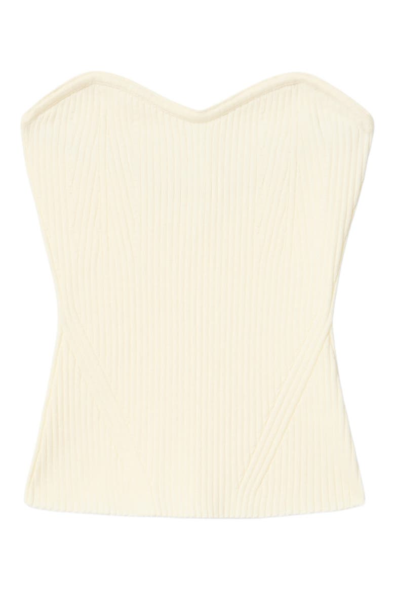 Cruz Rib Tube Top, Alternate, color, CHALK WHITE