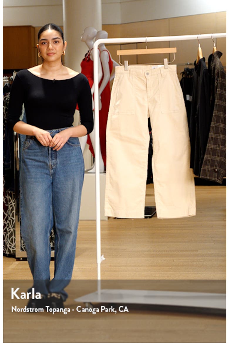 Saige Mid Rise Wide Leg Corduroy Pants video