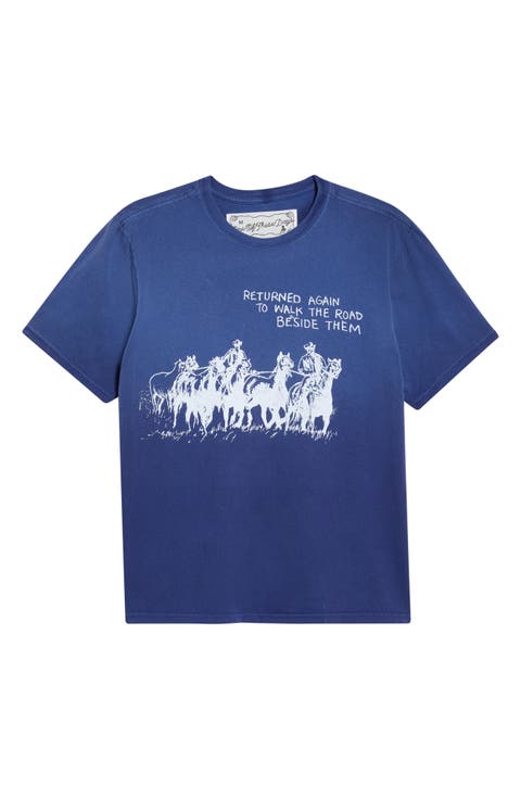 Return Again Cotton Graphic T-Shirt
