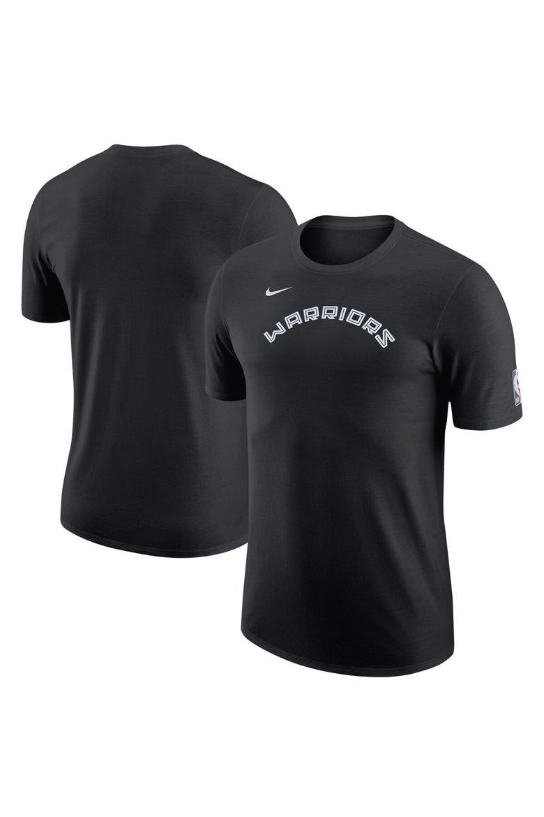 Men's Nike Black Golden State Warriors 2022/23 City Edition Essential Warmup T-Shirt, Alternate, color, Black