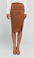 Generation Love Gina Vegan Suede Skirt
