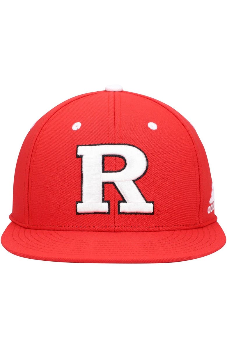 adidas Men's adidas Scarlet Rutgers Scarlet Knights On-Field Baseball Fitted Hat, Alternate, color, Scarlet