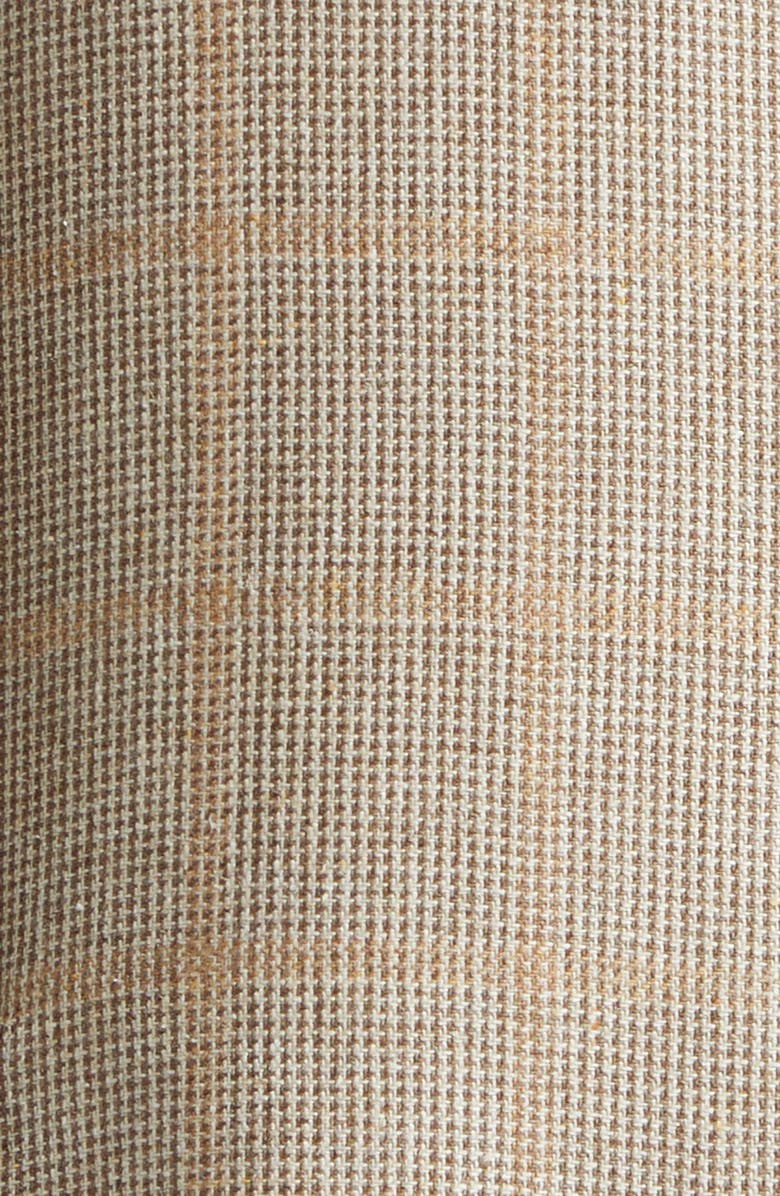J. Mueser Waverly Check Silk Sport Coat, Alternate, color, Tan Windowpane