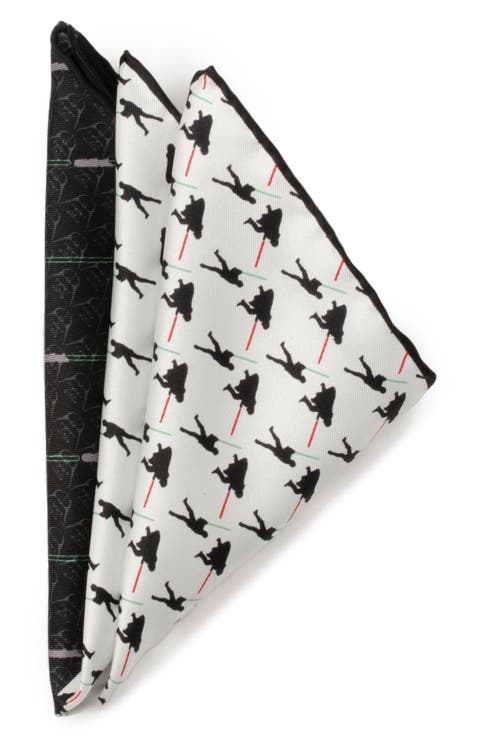 x Star Wars™ Darth Vader vs. Skywalker Silk Pocket Square