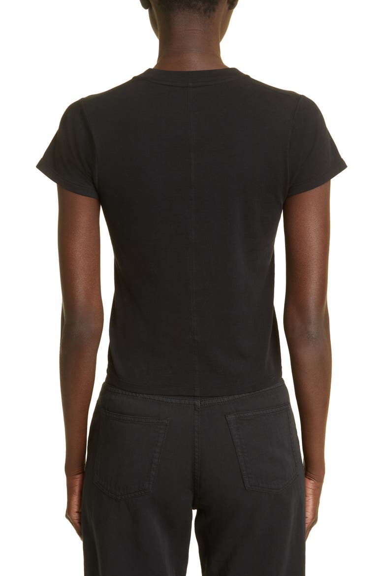 Tommy Cotton T-Shirt, Alternate, color, BLACK