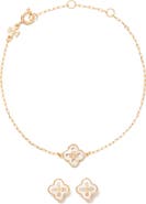 Tory Burch Forget Me Not Bracelet & Stud Earrings Set