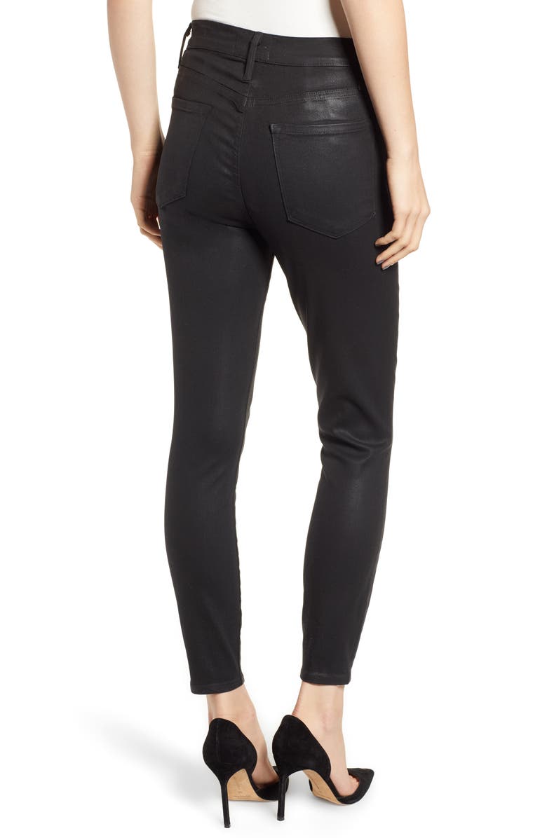 FRAME Ali High Waist Crop Cigarette Skinny Jeans, Alternate, color, 