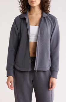 Rib Tulip Hem Jacket