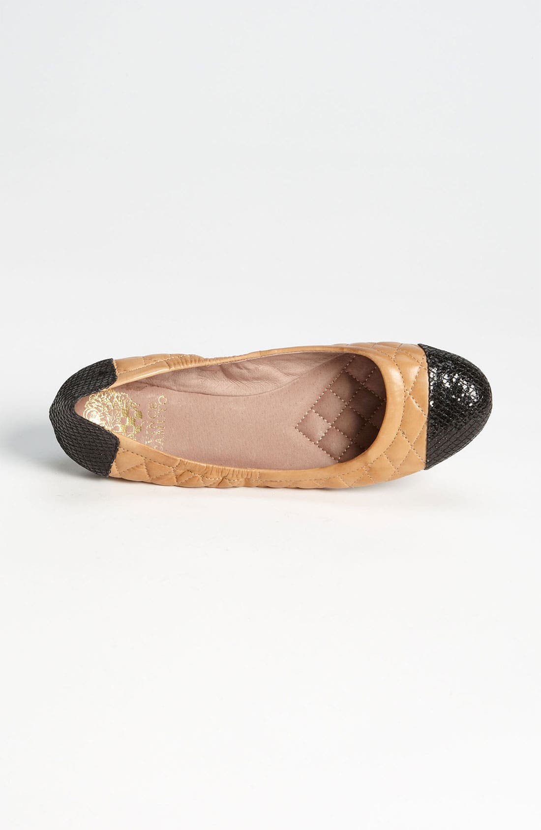 'Fawna' Flat, Alternate, color, CARAMEL/ BLACK