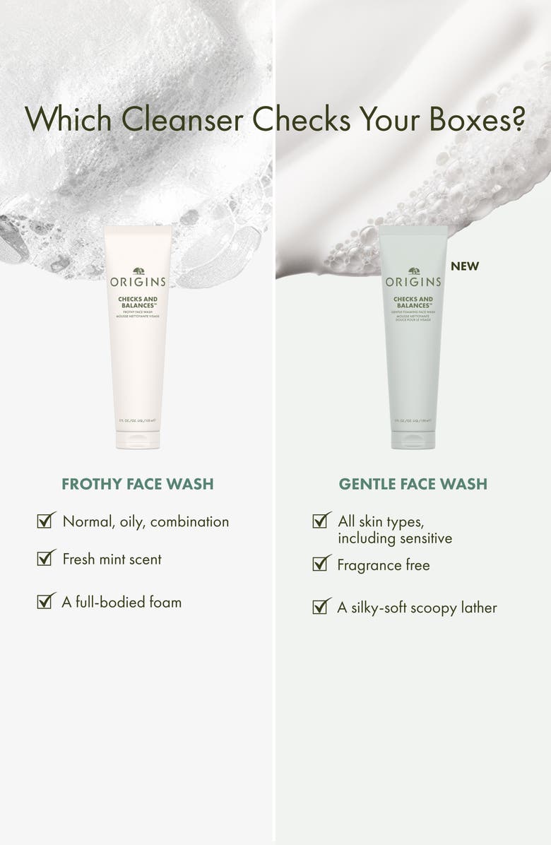 Origins Checks and Balances<sup>™</sup> Frothy Face Wash, Alternate, color, 