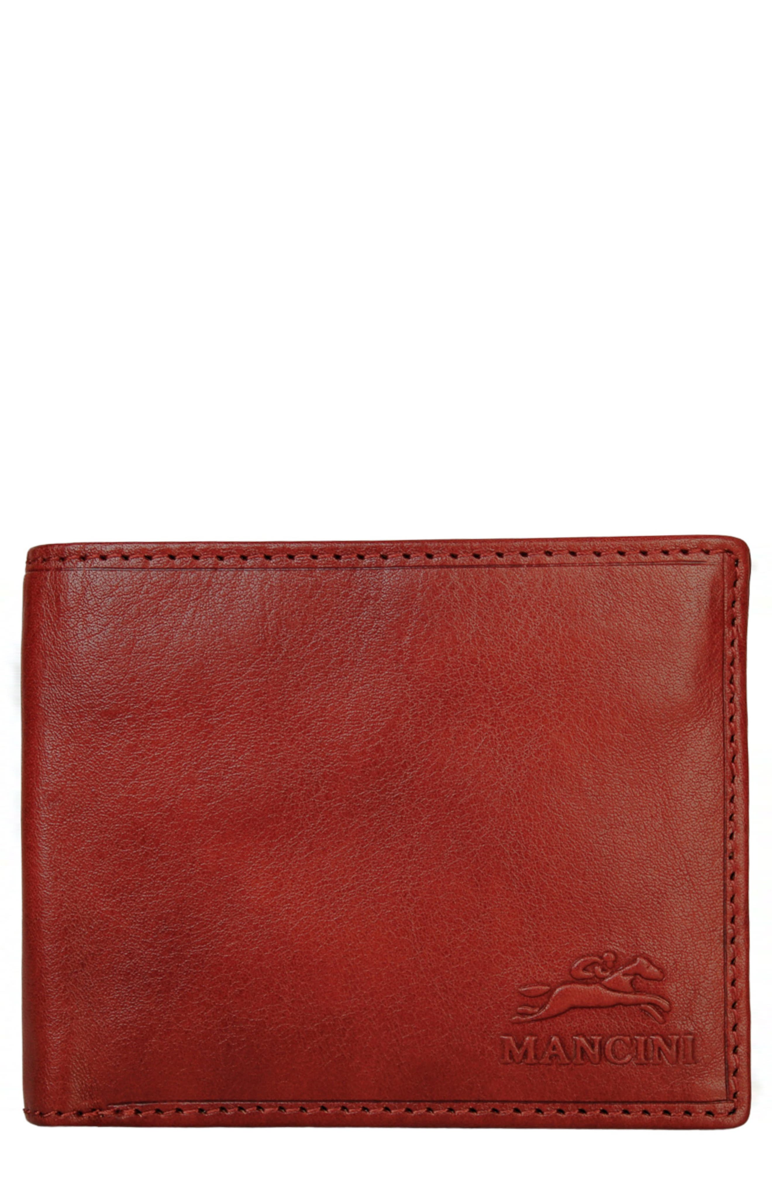 RFID Secure Leather Bifold Wallet